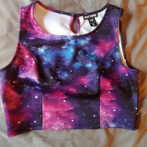Galaxy crop top